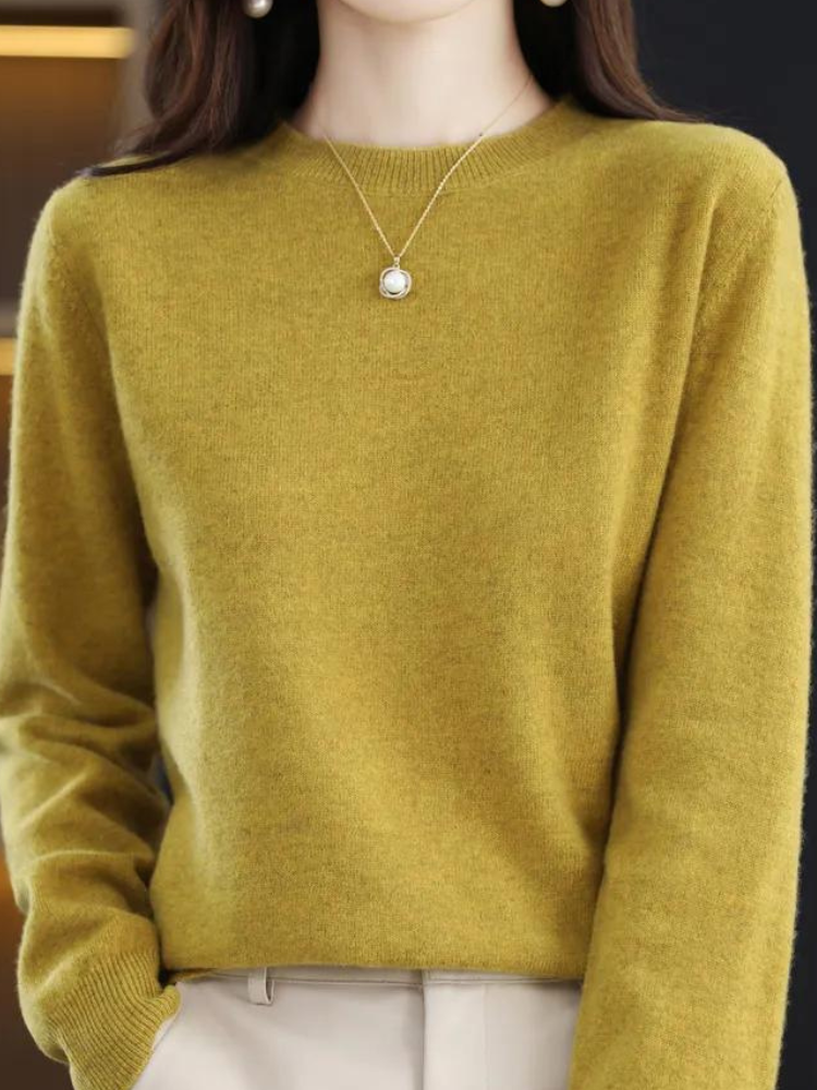 Ultimate Warmth Cozy Long-Sleeve Wool Sweater