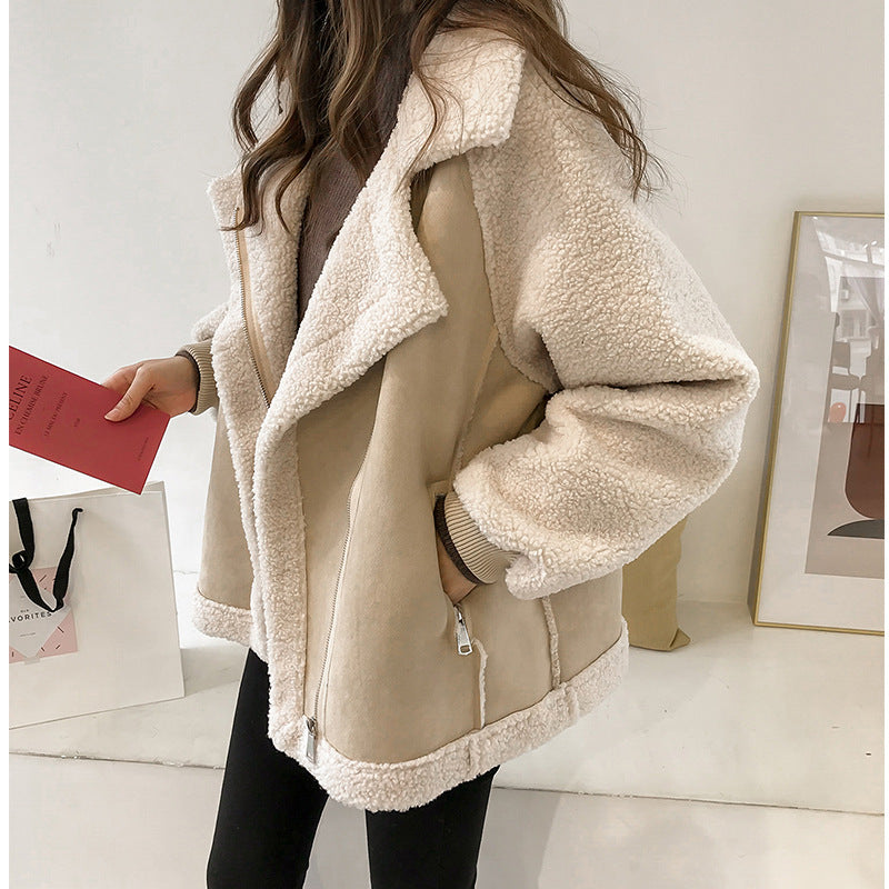 Brooklyn | Women's Soft Faux Shearling Oversized Coat