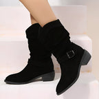 ANNE - Cozy Leisure Boots Featuring a Soft Plush Insole