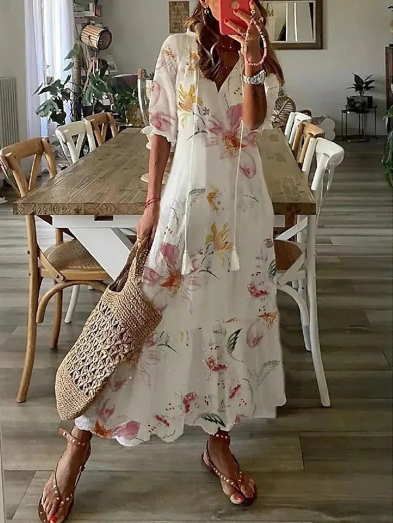 Boho-Chic Organic Dress