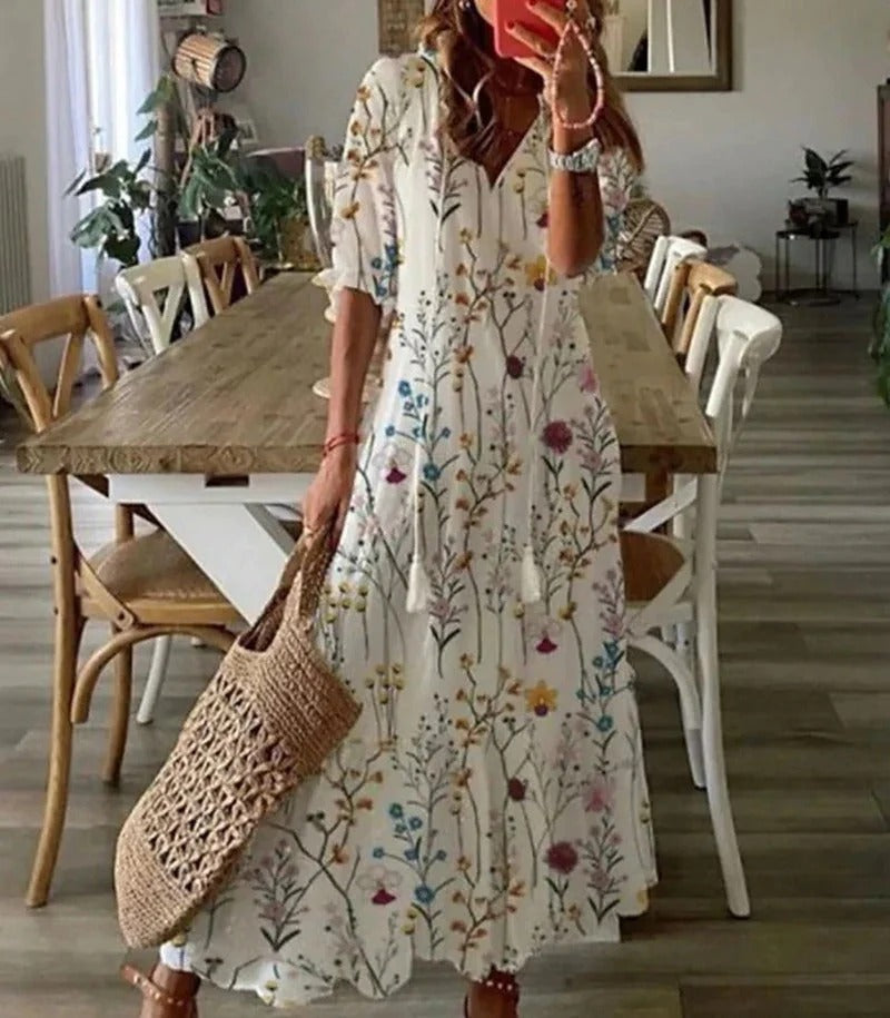 Boho-Chic Organic Dress